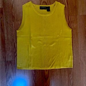 Liz Claiborne Yellow Tank Top